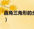 直角三角形的全等定理（角平分線定理的證明）