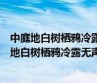 中庭地白樹(shù)棲鴉冷露無(wú)聲濕桂花描寫出景物什么特點(diǎn)（中庭地白樹(shù)棲鴉冷露無(wú)聲濕桂花）