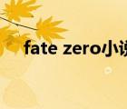 fate zero小說有幾本（fate zero小說）
