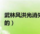武林風(fēng)洪光消失的這幾年（武林風(fēng)洪光怎么死的）