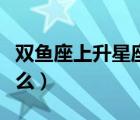 雙魚座上升星座雙子座（雙子座上升星座是什么）