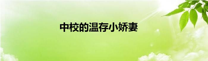 中校的溫存小嬌妻