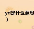 yd是什么意思（說一說yd是什么意思的簡介）