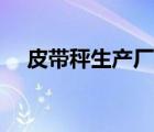 皮帶秤生產(chǎn)廠家直銷（皮帶秤生產(chǎn)廠家）