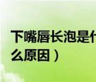 下嘴唇長泡是什么原因（嘴唇很干燥緊繃是什么原因）