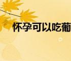 懷孕可以吃葡萄嗎（孕婦可以吃葡萄干）