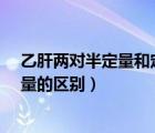 乙肝兩對(duì)半定量和定性有什么區(qū)別?（乙肝兩對(duì)半定性和定量的區(qū)別）