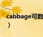 cabbage可數(shù)與不可數(shù)區(qū)別（cabbage可數(shù)）