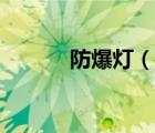 防爆燈（說一說防爆燈的簡(jiǎn)介）