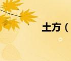 土方（說一說土方的簡(jiǎn)介）