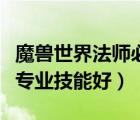 魔獸世界法師必學(xué)技能（魔獸世界法師學(xué)什么專業(yè)技能好）