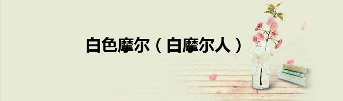 白色摩爾（白摩爾人）