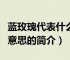 藍(lán)玫瑰代表什么意思（說一說藍(lán)玫瑰代表什么意思的簡介）