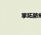 掌跖膿皰病初期圖片（掌跖）
