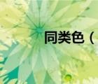 同類色（說一說同類色的簡(jiǎn)介）