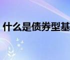 什么是債券型基金固收（什么是債券型基金）