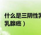 什么是三陰性乳腺癌外文簡(jiǎn)寫（什么是三陰性乳腺癌）