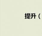 提升（說(shuō)一說(shuō)提升的簡(jiǎn)介）