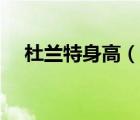 杜蘭特身高（說一說杜蘭特身高的簡介）