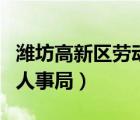 濰坊高新區(qū)勞動(dòng)人事局招聘（濰坊高新區(qū)勞動(dòng)人事局）