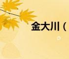 金大川（說一說金大川的簡介）