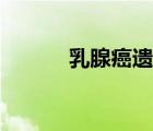 乳腺癌遺傳基因（乳腺癌遺傳）