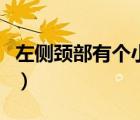 左側(cè)頸部有個小硬粒（左邊頸部有硬塊是什么）