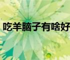 吃羊腦子有啥好處（吃羊腦對人有什么好處）