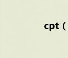 cpt（說一說cpt的簡介）