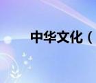 中華文化（說一說中華文化的簡介）
