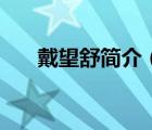 戴望舒簡(jiǎn)介（在天晴了的時(shí)候戴望舒）