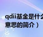 qdii基金是什么意思（說(shuō)一說(shuō)qdii基金是什么意思的簡(jiǎn)介）