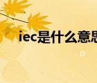 iec是什么意思的縮寫（iec是什么意思）