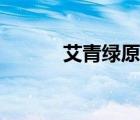艾青綠原文全文（艾青綠原文）