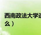 西南政法大學(xué)選修課有什么（大學(xué)選修課有什么）