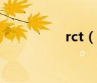 rct（說(shuō)一說(shuō)rct的簡(jiǎn)介）