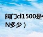 閥門cl1500是什么意思（閥門CL600相當(dāng)于PN多少）