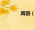 周羽（說(shuō)一說(shuō)周羽的簡(jiǎn)介）