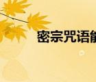 密宗咒語能控制別人（密宗咒語）