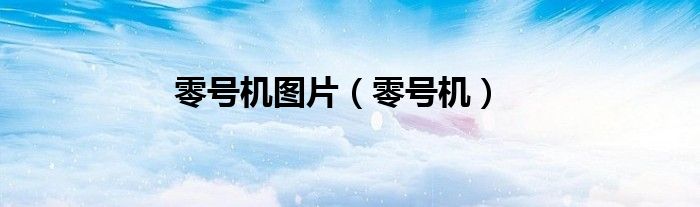 零號(hào)機(jī)圖片（零號(hào)機(jī)）