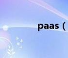 paas（說一說paas的簡介）
