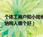 個體工商戶和小規(guī)模納稅人有啥區(qū)別（個體工商戶和小規(guī)模納稅人哪個好）
