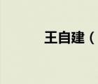 王自建（說一說王自建的簡介）