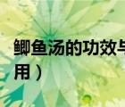 鯽魚湯的功效與禁忌（鯽魚湯有什么功效與作用）