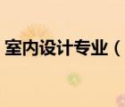 室內(nèi)設(shè)計(jì)專業(yè)（說一說室內(nèi)設(shè)計(jì)專業(yè)的簡介）