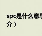 spc是什么意思（說一說spc是什么意思的簡介）
