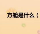 方艙是什么（說一說方艙是什么的簡介）