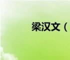 梁漢文（說一說梁漢文的簡介）