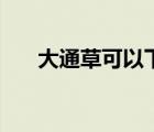 大通草可以下奶嗎（通草可以下奶嗎）