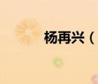 楊再興（說(shuō)一說(shuō)楊再興的簡(jiǎn)介）